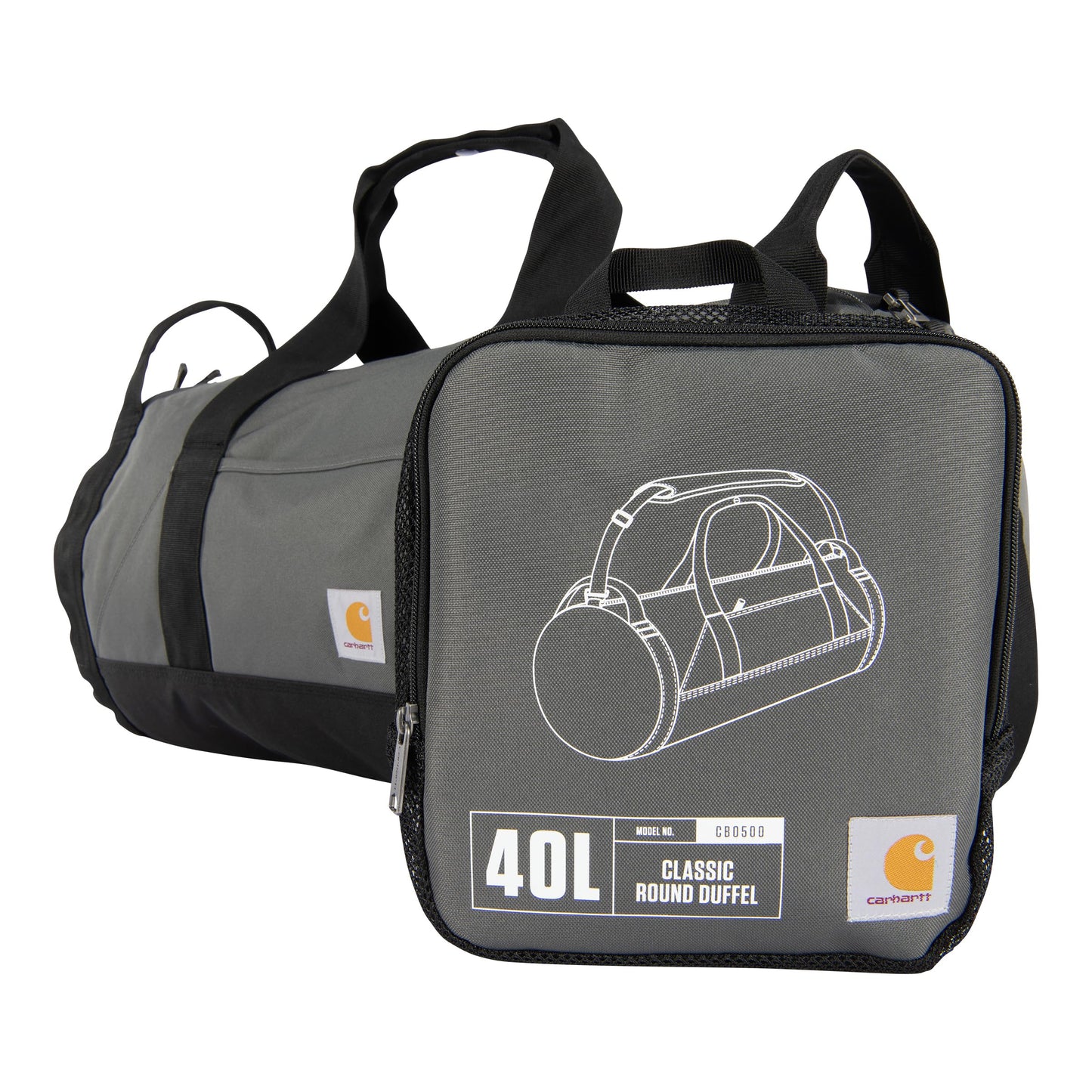 Carhartt Classic 40L Round Duffel Gravel
