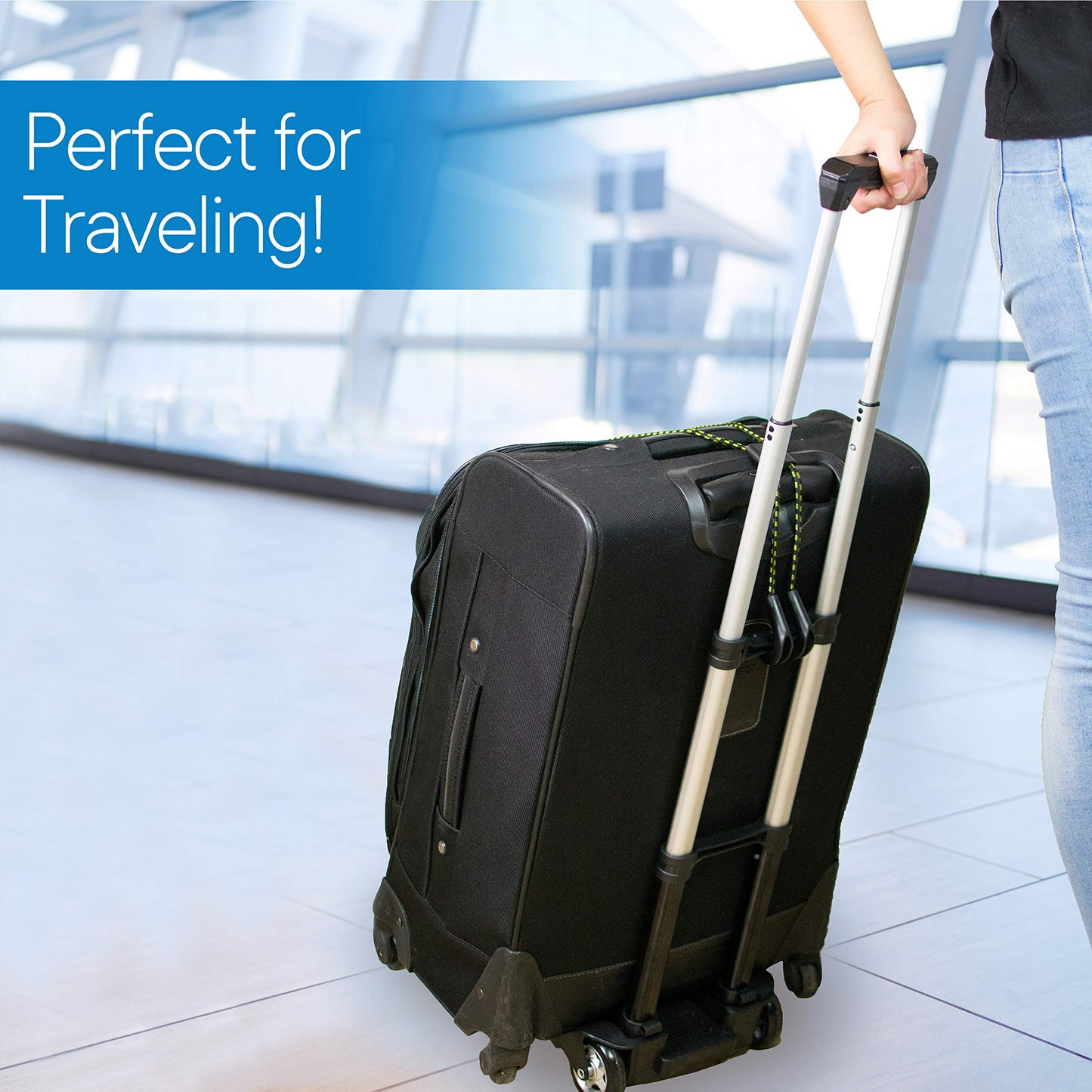 RMS Folding Luggage Cart (Black)