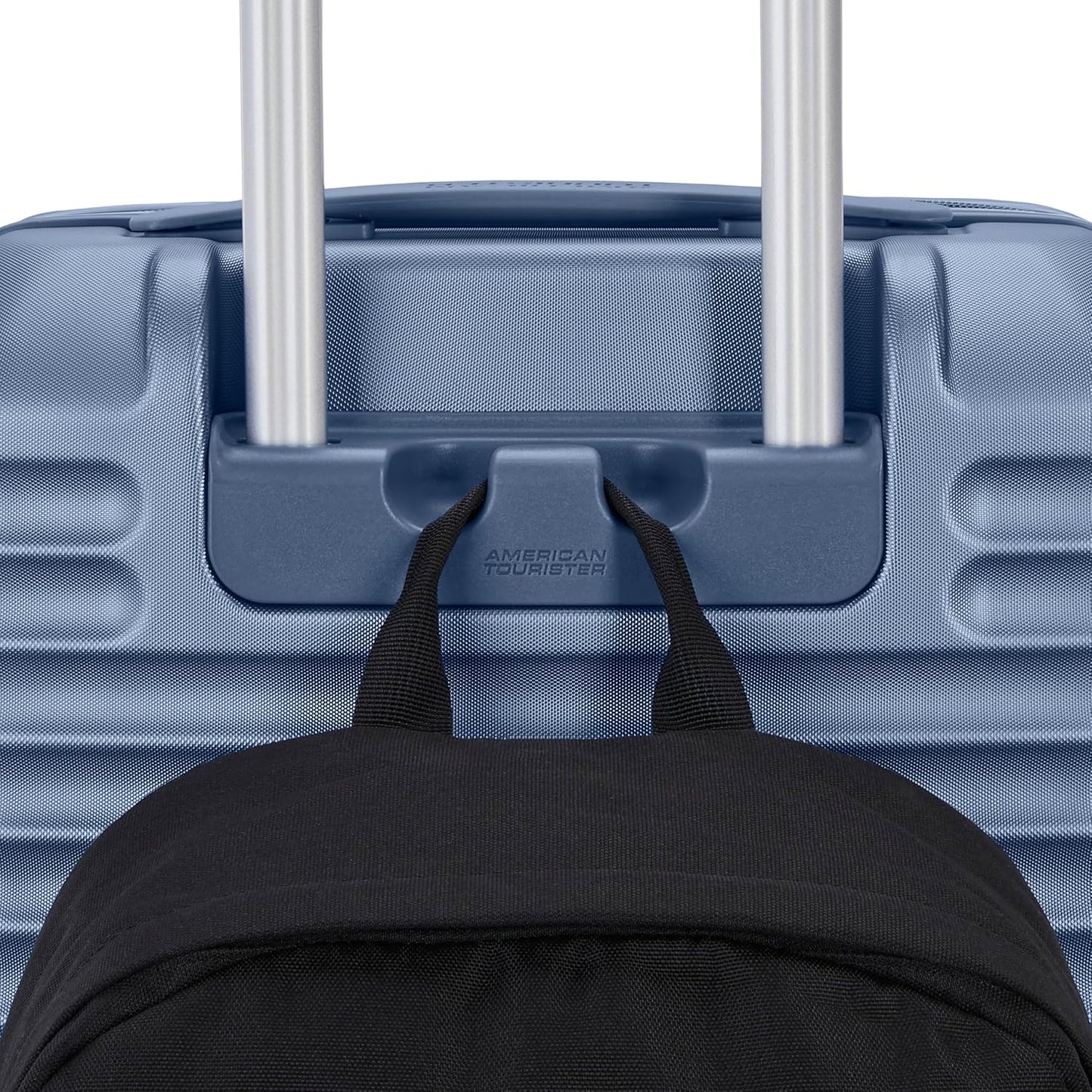 American Tourister Stratum 3.0 Large 28-Inch Spinner, Airline Approved, Durable Hardside Luggage, Expands 1.5", RightHeight™ Adjustable Handle, Elemental Blue
