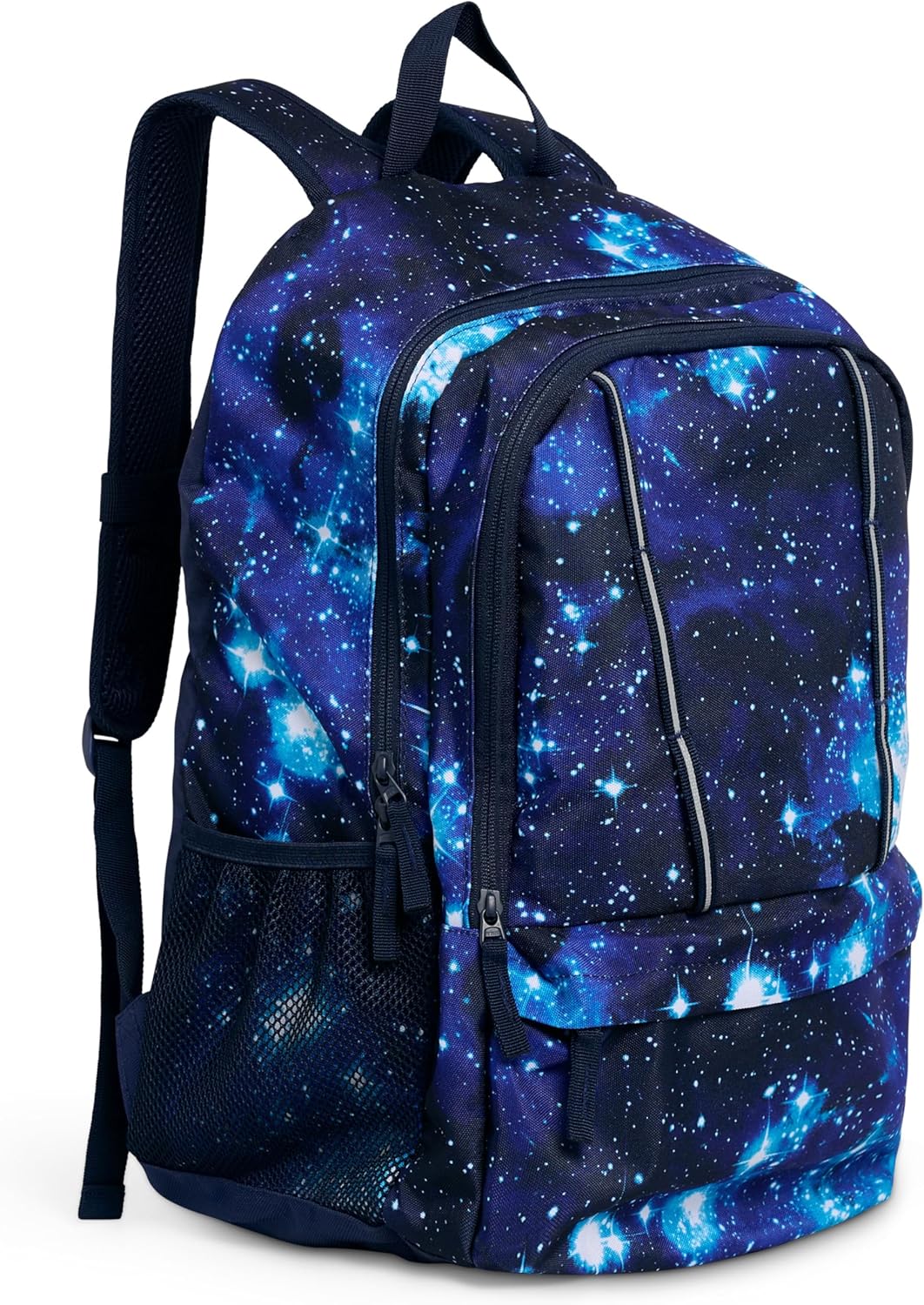 Lands' End Unisex Kids Large ClassMate Lightweight Durable Elementary School Backpack, Pro Star Navy