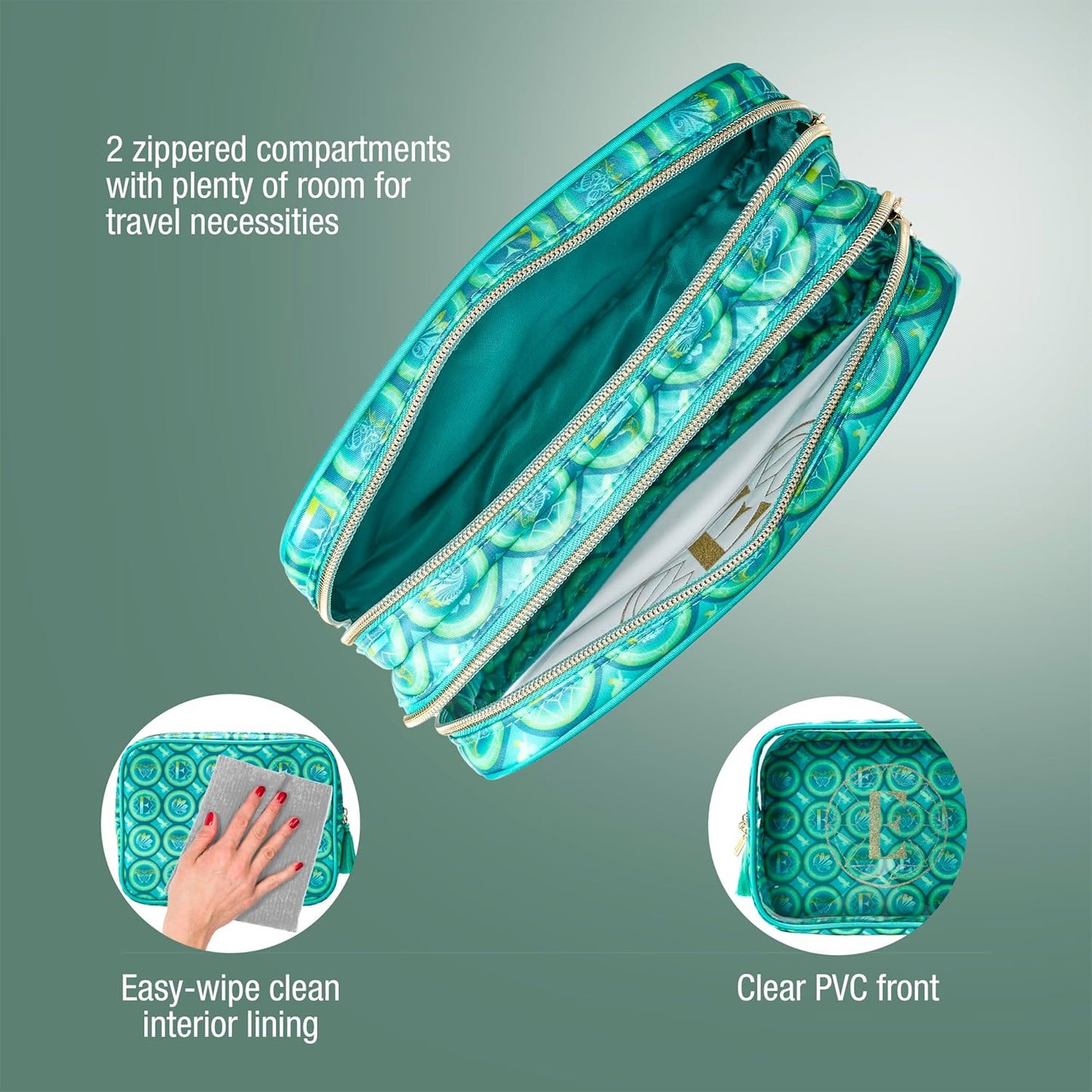 Elphaba Double Zip Organizer by Scunci