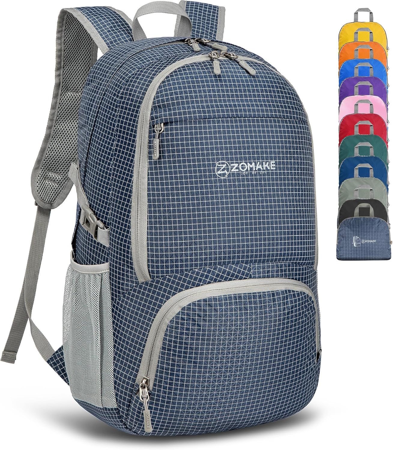 ZOMAKE Lightweight Packable Backpack 30L, Foldable Hiking Backpacks Water Resistant Compact Folding