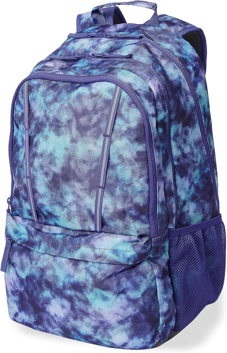 Lands' End Kids' ClassMate XL Backpack Plum Mystery Galaxy X-Large