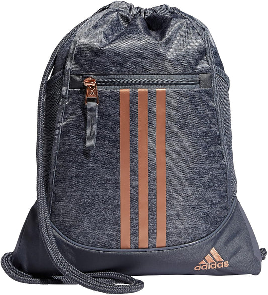adidas Alliance Sackpack – Drawstring Backpack Small Bag for Men and Women