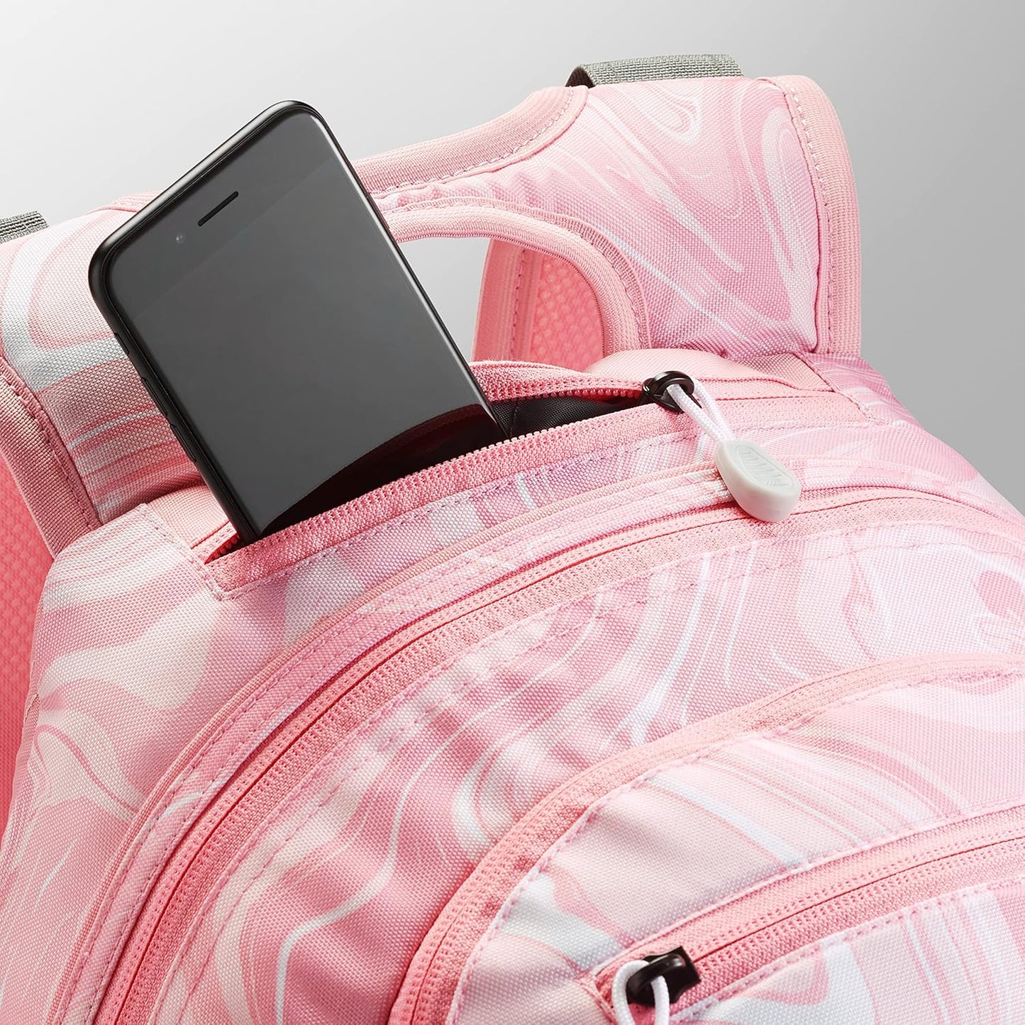 High Sierra Loop Backpack, Travel, or Work Bookbag with tablet sleeve, One Size, Pink Marble