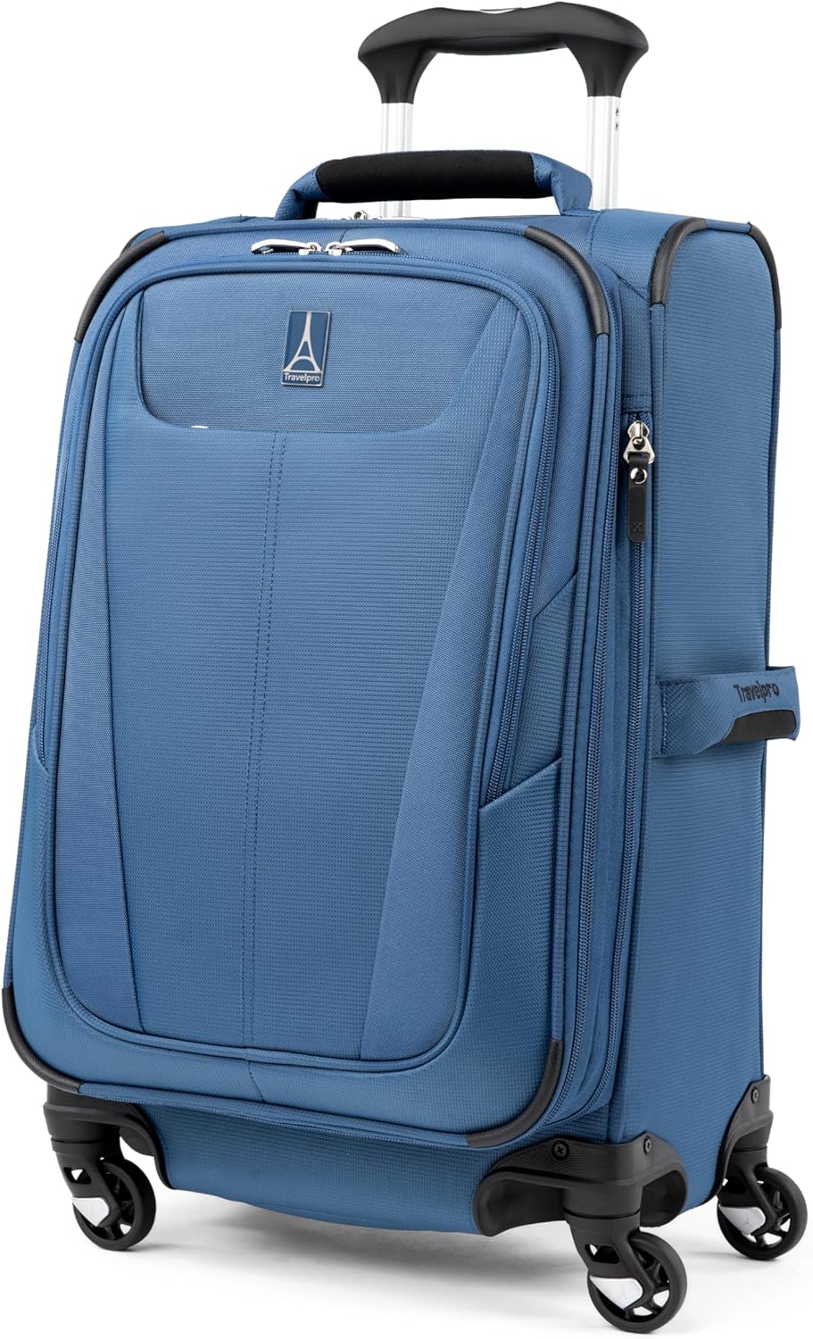 Travelpro Maxlite 5 Softside Expandable Carry-On Luggage with Spinner Wheels, Lightweight, 21-Inch —Ensign Blue