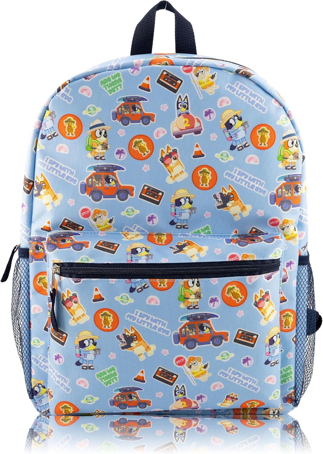 Bluey Backpack for Kids | Bluey Bookbag for Girls, Boys, Unisex School Bag | Toddler Travel Bag, Cute Lightweight Bag for School | Ages 3+