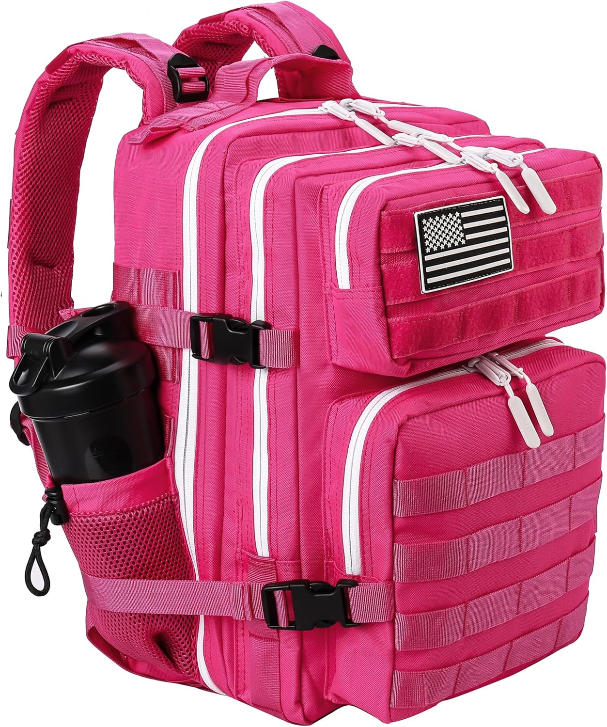 LHI Tactical Military Backpack for Men and Women 25L/35L Army Assault Pack Bag Small Rucksack with Bottle Holder