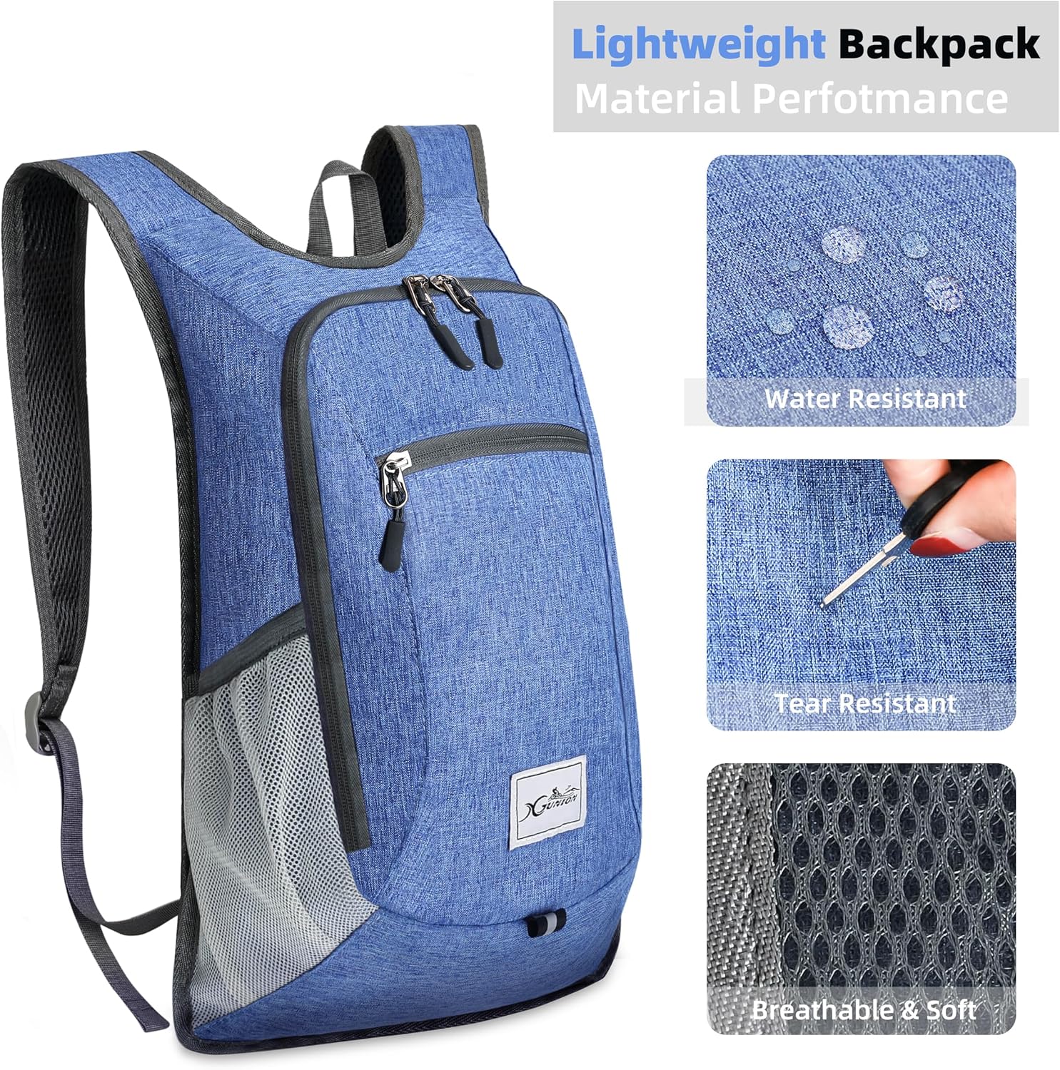 Hiking Backpack 10L Small Travel Lightweight Daypack Foldable Hiking Packable Camping Hiking