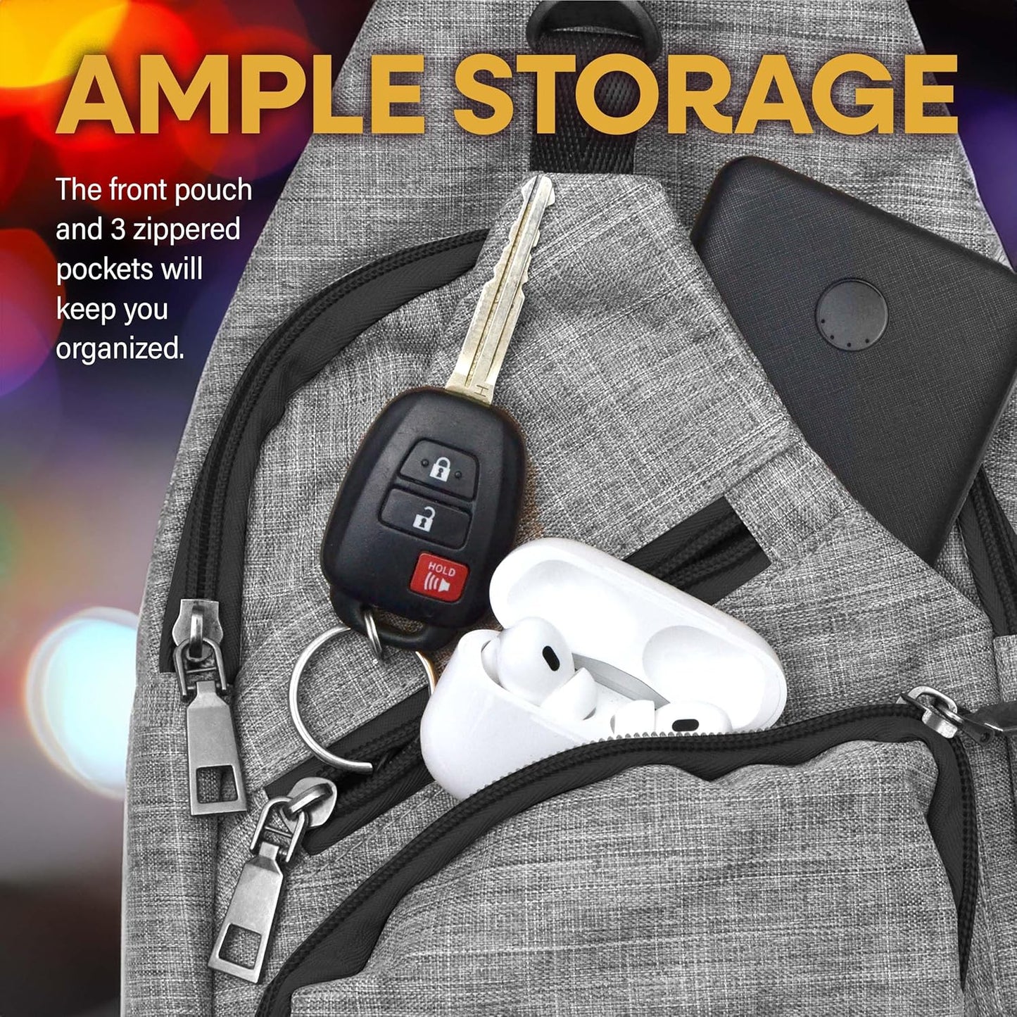 Nupouch Anti-Theft Daypack: Anti Theft Crossbody Bag, Lightweight for Travel, Hiking, or Everyday