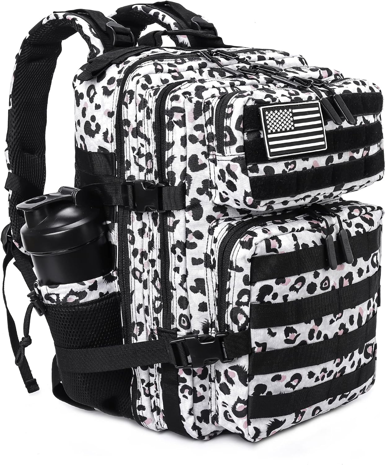 LHI Tactical Military Backpack for Men and Women 25L/35L Army Assault Pack Bag Small Rucksack with Bottle Holder