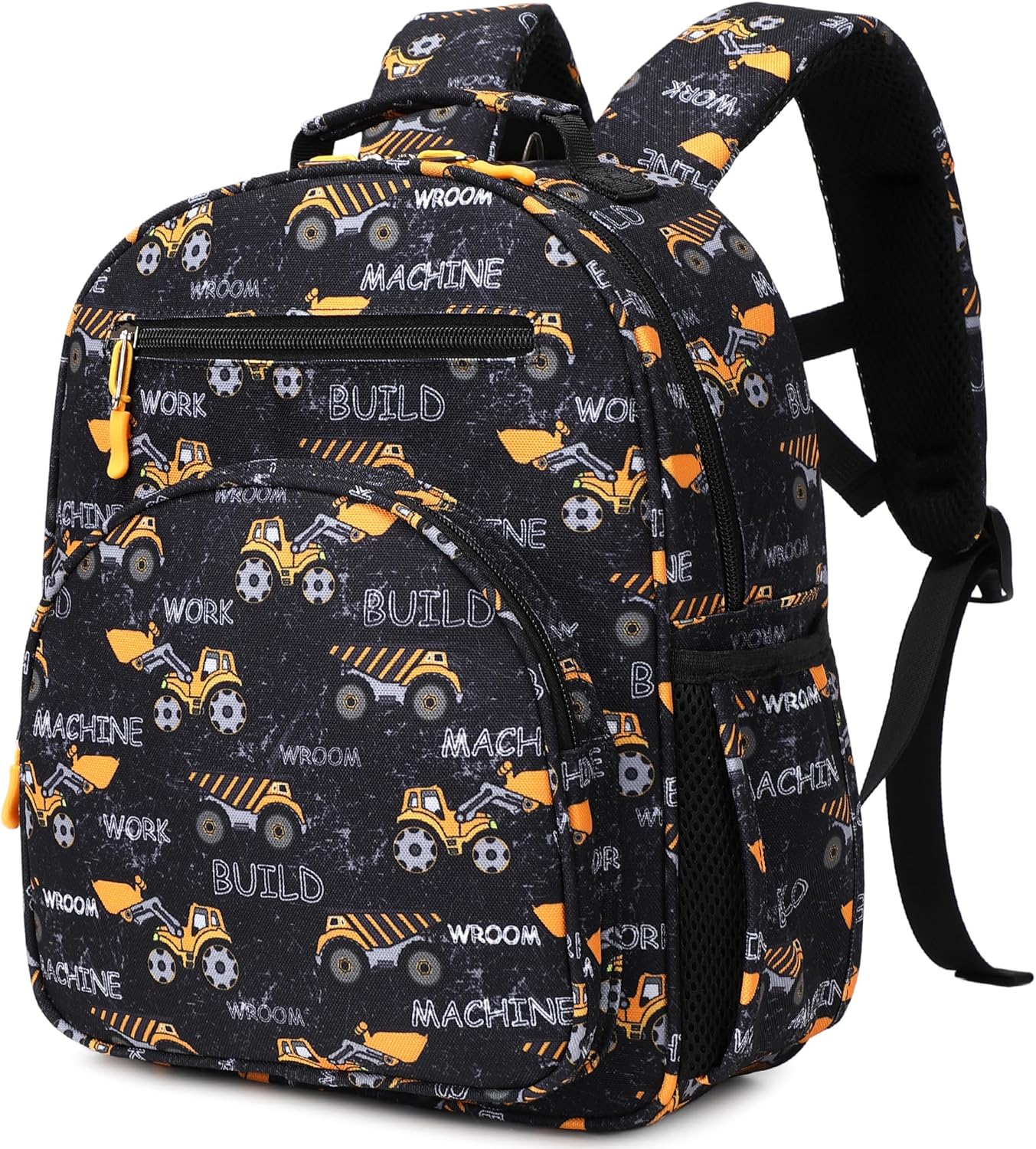 abshoo Cute Mini Toddler Backpacks for Boys Little Kids Bookbag Preschool backpack (Excavator Black)