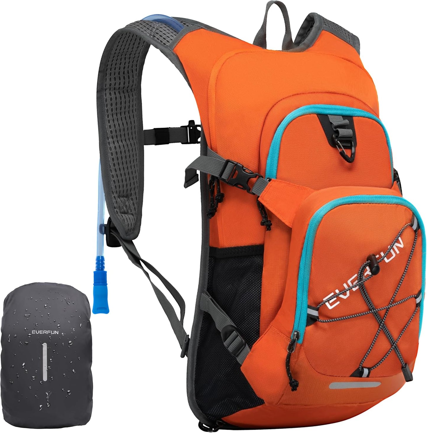 Everfun Hydration Backpack 18L with Water Bladder 2L/3L Hiking Water Backpack Women Men Hydration