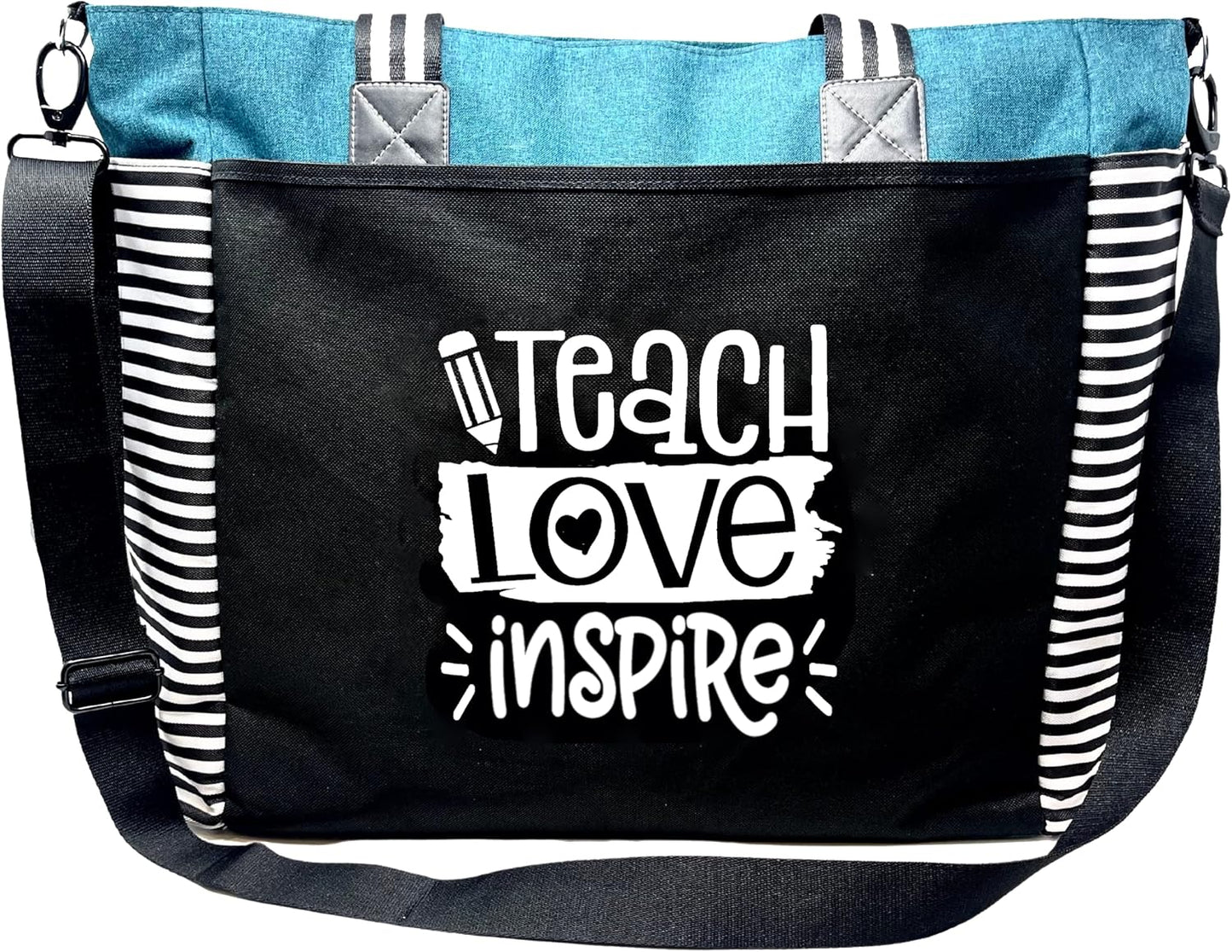 Brooke & Jess Designs Teacher Tote Bag for Work - Teacher Handbag Gifts for Women, Teacher Bag Best Teacher Appreciation Gift
