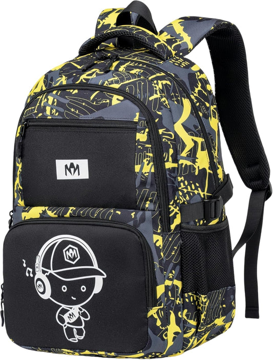 Bluboon Kids Backpack Boys Camo Bookbag Teens Elementary School Bag Daypack Travel Back Pack Middle school
