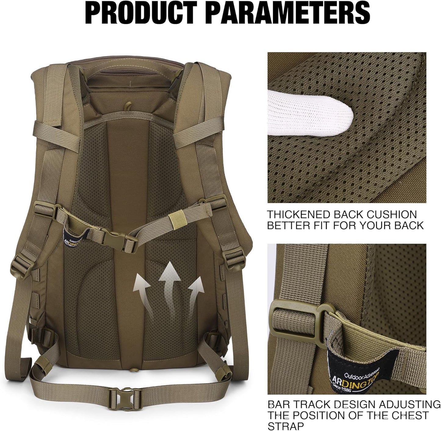 Mardingtop 30L Casual Backpack for Men and Women, Commuter Backpack for Daily Work, Travel
