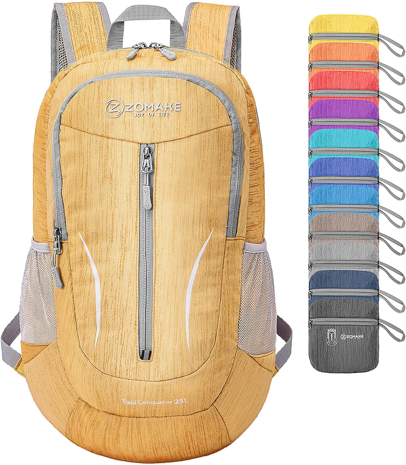 ZOMAKE 25L Ultra Lightweight Packable Backpack, Foldable Hiking Backpacks Water Resistant Small