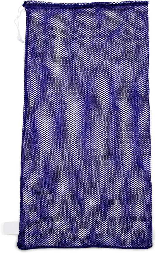 Champion Sports Mesh Equipment Bag – Heavy-Duty Nylon Drawstring Bag with Lock & ID Tag, Breathable Storage Sack for Balls, Swim Gear, Laundry & Toys, Multiple Sizes & Colors