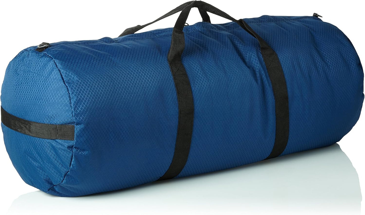 Diamond Ripstop Duffle Bags, Ultra Tough & Tear Resistant, Reinforced Stitching, Weatherproof, Packable Foldable Duffle Bag for Traveling