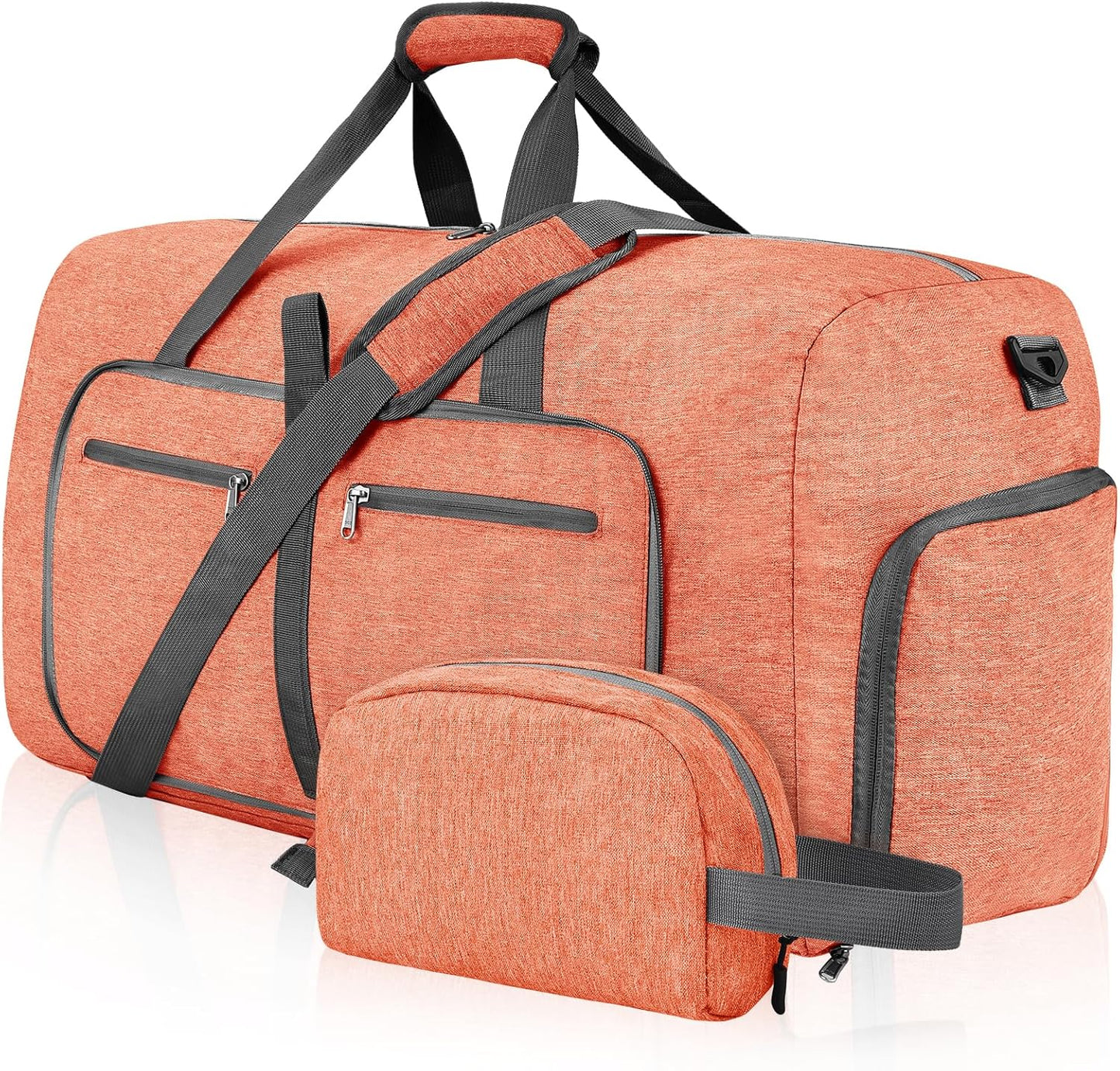 Felipe Varela Duffle Bag with Shoes Compartment and Adjustable Strap,Foldable Travel Duffel Bags for Men Women,Waterproof Duffel Bags