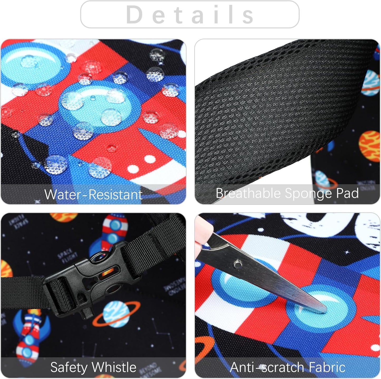 abshoo Cute Rocket School Backpack For Boys Elementary Kindergarten Kids School Bag (Rocket Black)