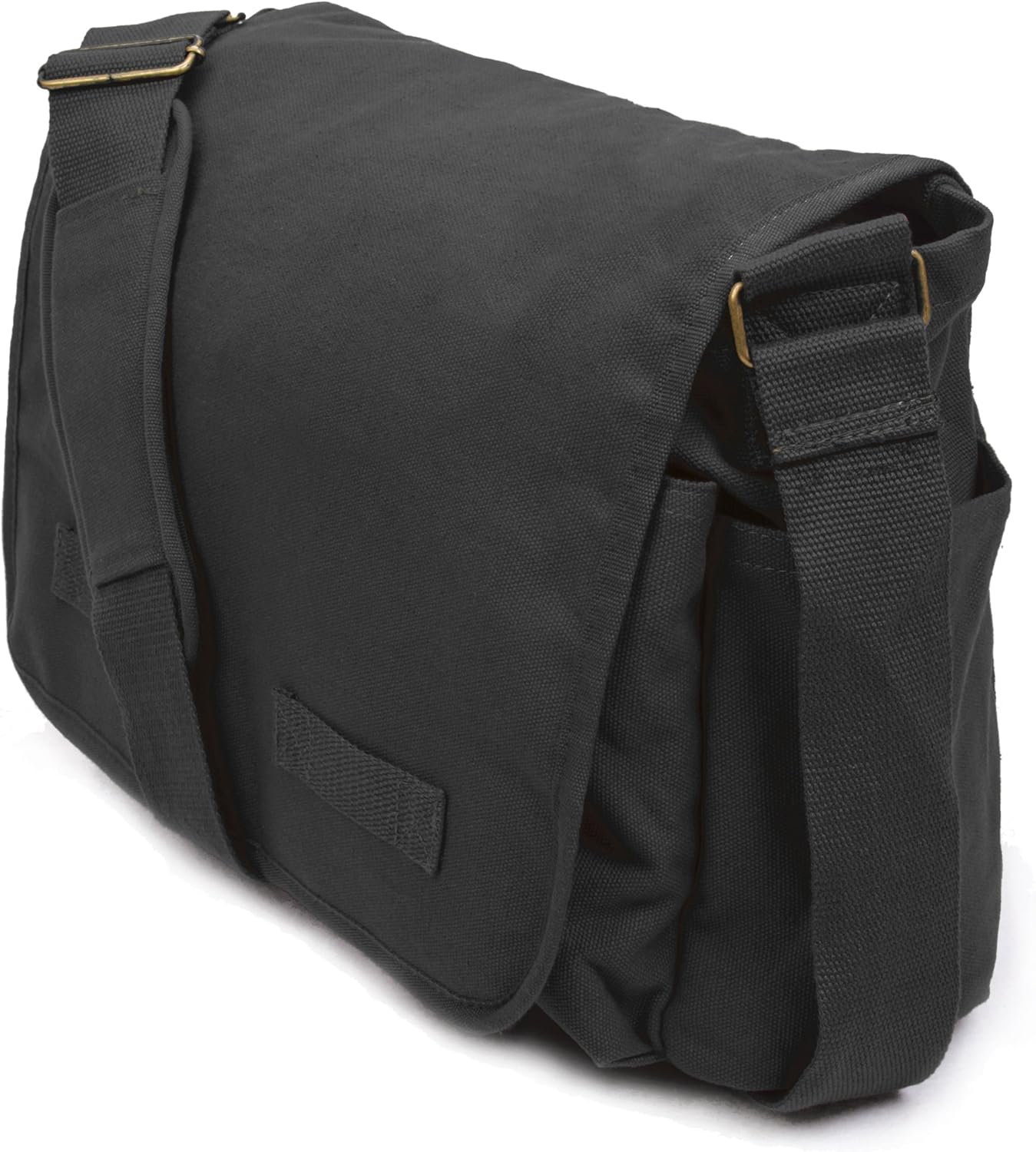 Sweetbriar Classic Vintage Messenger Bag - Original Heavyweight Cotton Canvas Shoulder Bag with Upgraded Features