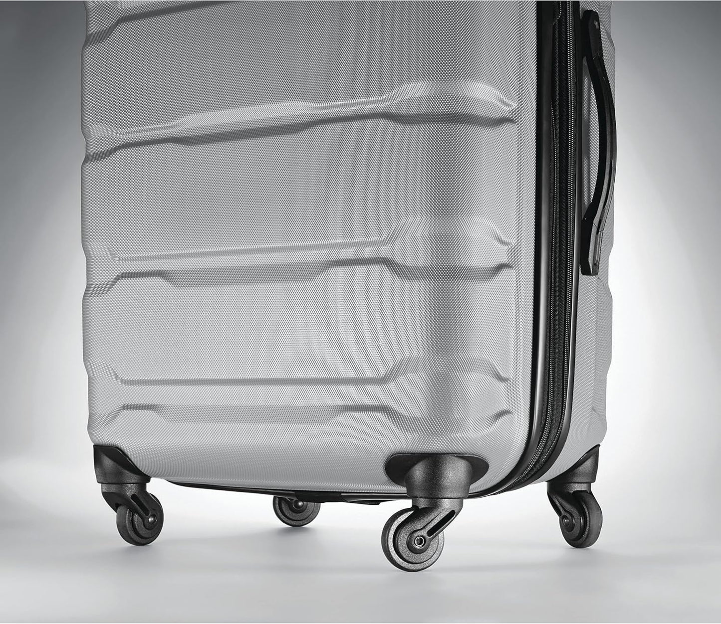Samsonite Omni PC Hardside Expandable Luggage with Spinner Wheels, Silver, Carry-On 20-Inch