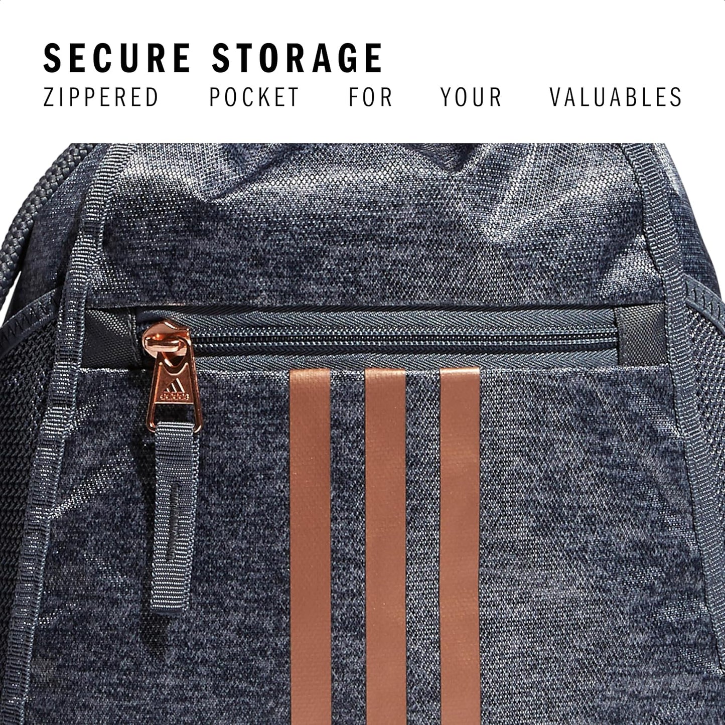 adidas Alliance Sackpack – Drawstring Backpack Small Bag for Men and Women