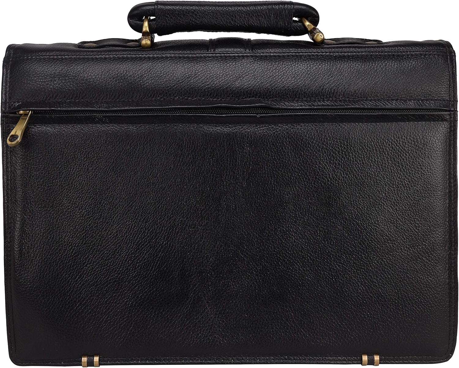 DA LV Full Grain Leather Laptop Briefcases Men Top Choice Gifts Laptop Bag Office Work 16'' Vintage