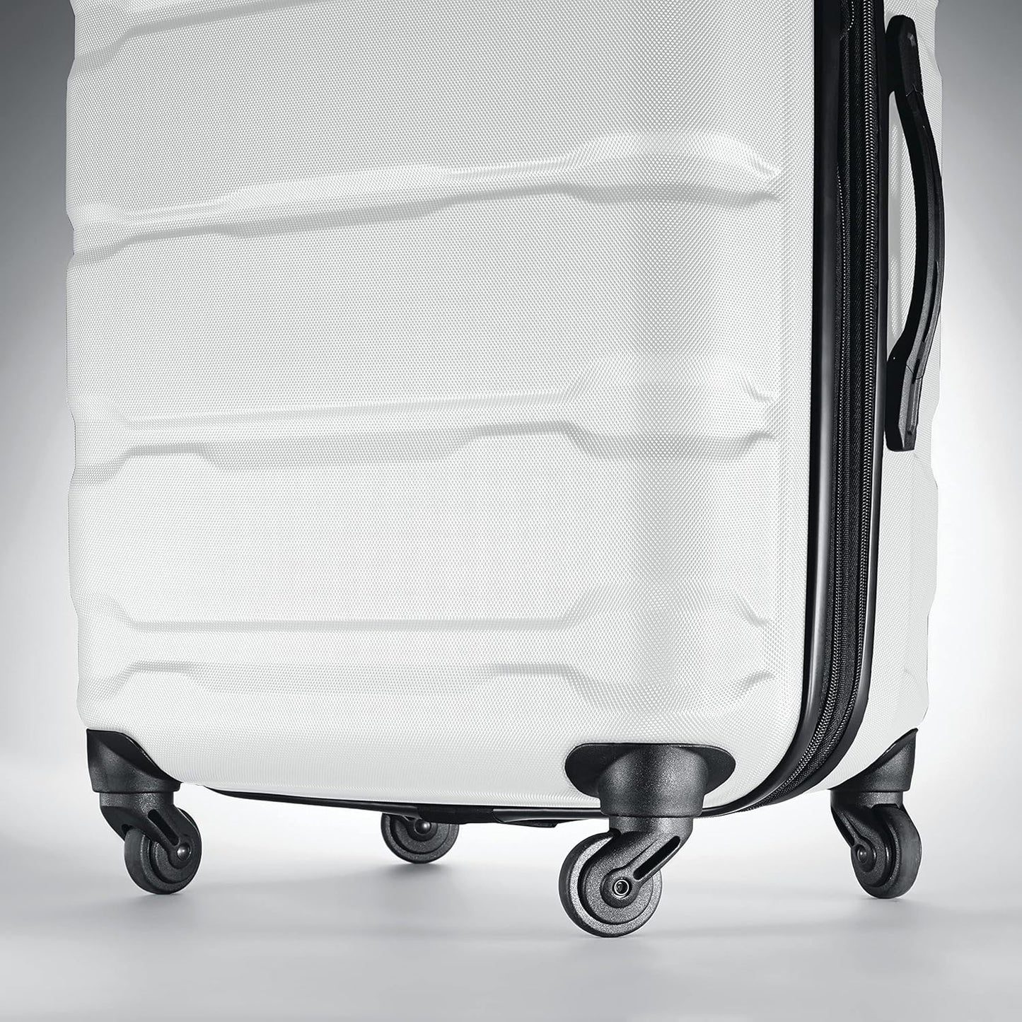 Samsonite Omni PC Hardside Expandable Luggage with Spinner Wheels, White, 2-Piece Set (20/28)